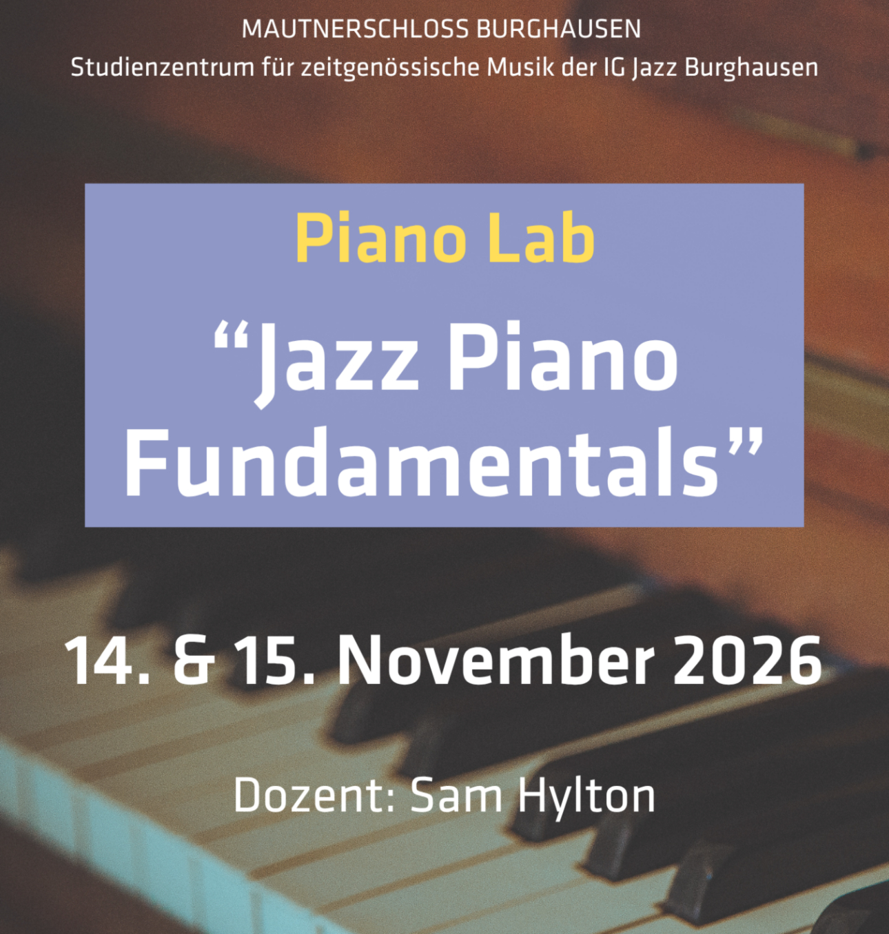 Piano-Lab "Jazz Piano Fundamentals" (2026)